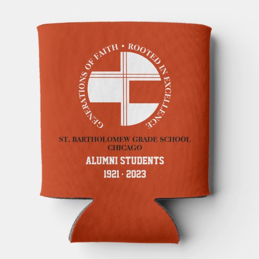 St. Bartholomew Grade School Alumni Koelbox Blikjeskoeler (Achterkant)