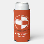 St. Bartholomew Grade School Alumni Slim Cooler (Seltzer Achterkant)