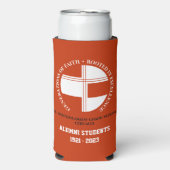 St. Bartholomew Grade School Alumni Slim Cooler (Seltzer Voorkant)