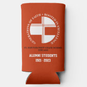 St. Bartholomew Grade School Alumni Slim Cooler (Achterkant)