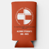 St. Bartholomew Grade School Alumni Slim Cooler (Voorkant)