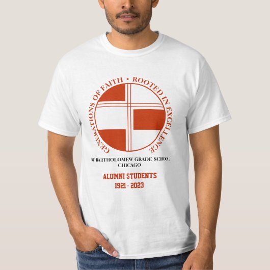 St. Bartholomew Grade School Alumni T-shirt (Voorkant)