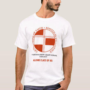 St Bartholomew Grade School Class of Mannen T-shirt