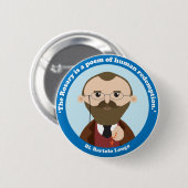 St. Bartolo Longo Ronde Button 5,7 Cm (Voorkant /achterkant)