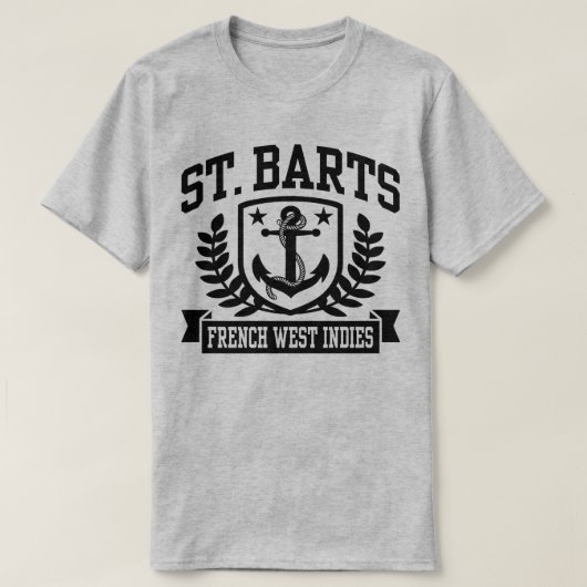 St. Barts French West Indies T-shirt (Design voorkant)