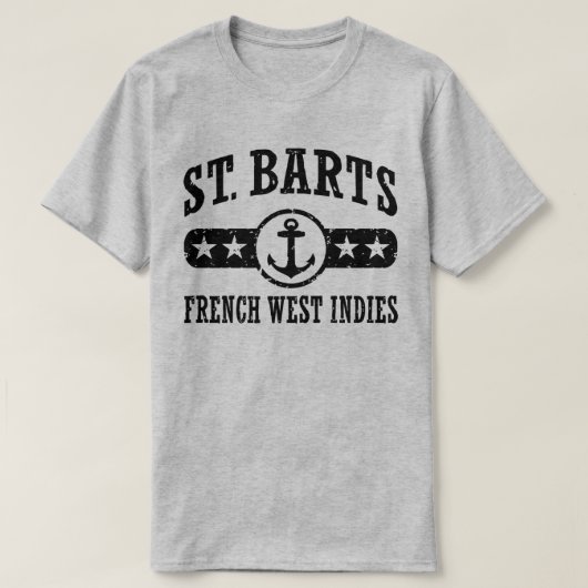 St. Barts French West Indies T-shirt (Design voorkant)