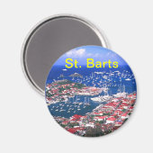 St. Barts magneet (Voorkant / Achterkant)