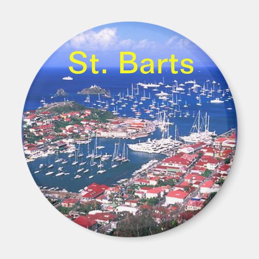 St. Barts magneet (Voorkant)