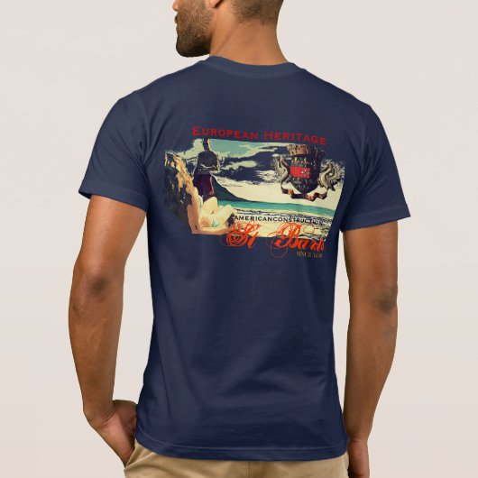 St Barts T-shirt (Achterkant)