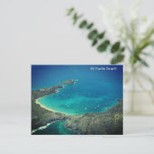 St Barts's Beach, Caribisch gebied Feestdagenkaart (Staand voorkant)