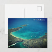 St Barts's Beach, Caribisch gebied Feestdagenkaart (Voorkant / Achterkant)