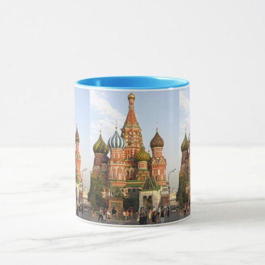 "ST.BASIL CATHEDRAL" MOSKOU RUSLAND KOFFIE MOK (Midden)
