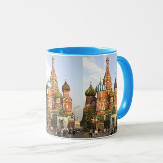 "ST.BASIL CATHEDRAL" MOSKOU RUSLAND KOFFIE MOK (Voorkant rechts)