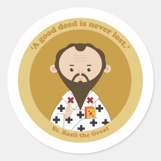 St. Basil de Grote Ronde Sticker (Voorkant)