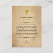 St. Basil Orthodox Christelijk Gebed Kaart Plaatskaartje (Achterkant)