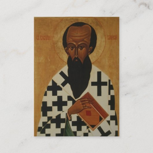 St. Basil Orthodox Christelijk Gebed Kaart Plaatskaartje (Voorkant)