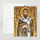 St. Basilicum orthodox Christelijk icoon Briefkaart (Voorkant / Achterkant)