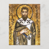 St. Basilicum orthodox Christelijk icoon Briefkaart (Voorkant)