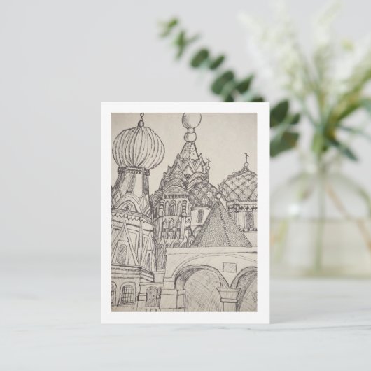 St. Basil's Briefkaart (Staand voorkant)