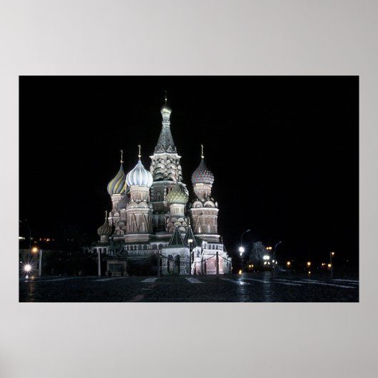 St. Basils Cathedraal Poster (Voorkant)