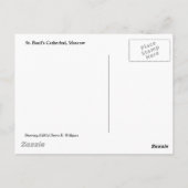 St. Basil's Cathedral Briefkaart (verticaal) (Achterkant)