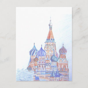 St. Basil's Cathedral Briefkaart (verticaal)