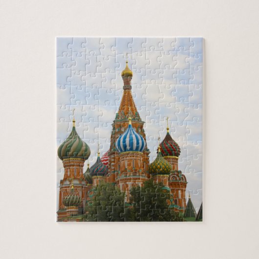 St. Basil's Kathedraal op het Rode Plein, Moskou Legpuzzel (Verticaal)