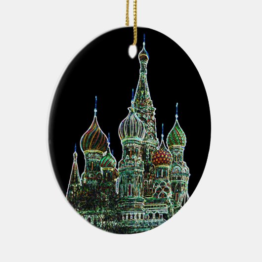 St Basils Neon Keramisch Ornament (Rechts)