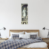 St. Bavo, buitenkant rechtervleugel 2 Canvas Afdruk (Insitu (Slaapkamer))