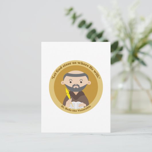 St. Bede the Venerable Briefkaart (Staand voorkant)