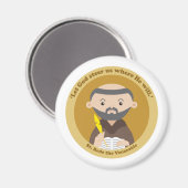 St. Bede the Venerable Magneet (Voorkant / Achterkant)