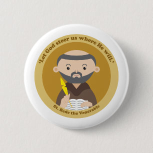 St. Bede the Venerable Ronde Button 5,7 Cm