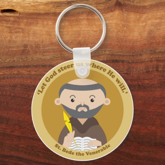 St. Bede the Venerable Sleutelhanger (Voorkant)