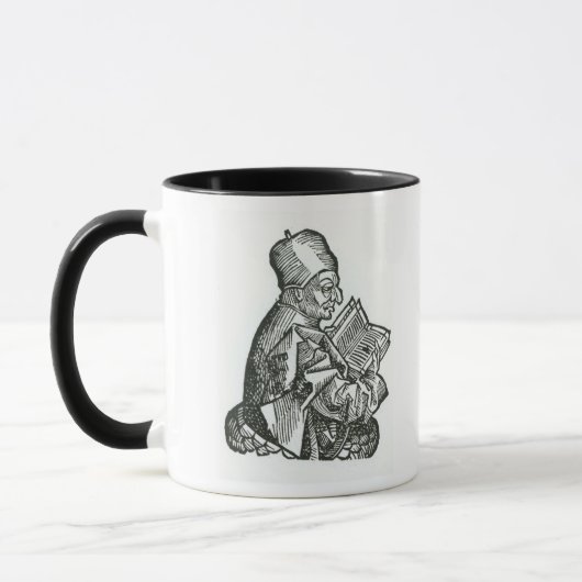 St. Bede uit "Liber Chronicarum" Mok (Links)