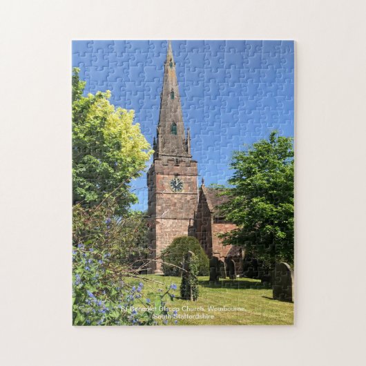 St Benedict Biscop Church Wombourne Staffordshire Legpuzzel (Verticaal)