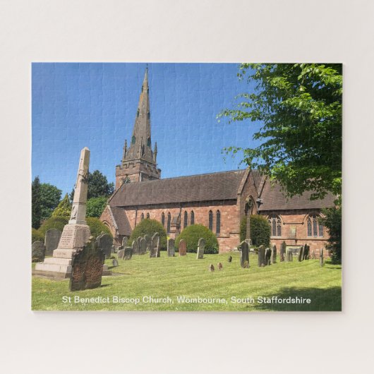 St Benedict Biscop Church Wombourne Staffordshire Legpuzzel (Horizontaal)