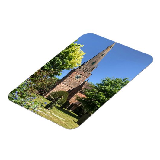 St Benedict Biscop Church Wombourne Staffordshire Magneet (Linkerzijde)