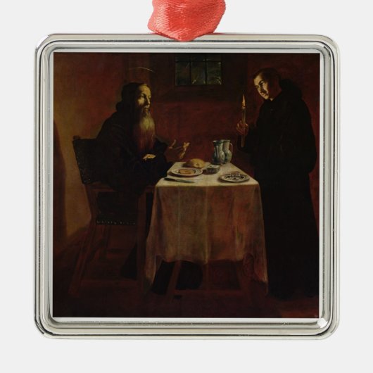 St. Benedict Blessing St. Maur Metalen Ornament (Voorkant)