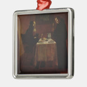 St. Benedict Blessing St. Maur Metalen Ornament (Links)