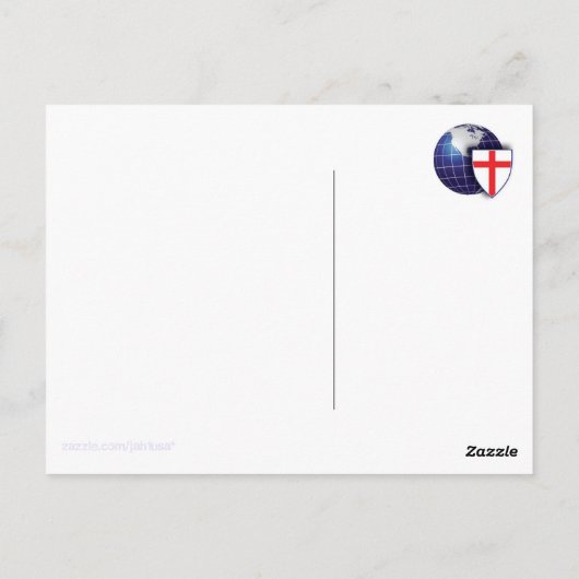 St. Benedict Briefkaart (Achterkant)