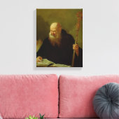 St. Benedict Canvas Afdruk (Insitu (Woonkamer))