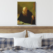 St. Benedict Canvas Afdruk (Insitu (Slaapkamer))
