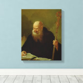 St. Benedict Canvas Afdruk (Insitu (Houten vloer))