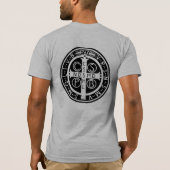 St. Benedict Exorcism Medal T-Shirt (Achterkant)