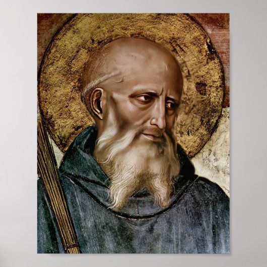 St Benedict katholieke Saint Fra Angelico Poster (Voorkant)