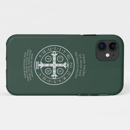 St. Benedict-medaille met Latijns gebeden Case-Mate iPhone Case (Achterkant (horizontaal))