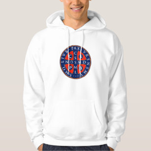 St. Benedict medaille ontwerp Hoodie