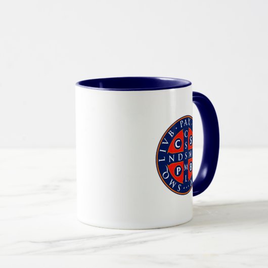 St. Benedict medaille ontwerp Mok (Voorkant rechts)