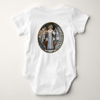 St Benedict Medal Baby Onezie Romper