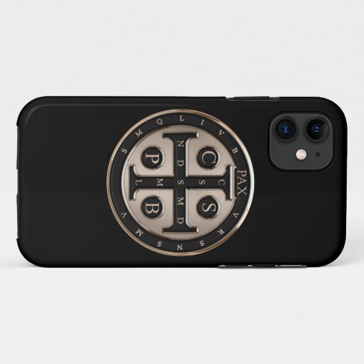 St. Benedict Medal Case-Mate iPhone Case (Achterkant (horizontaal))